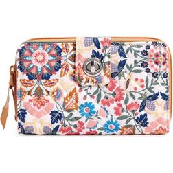 Vera Bradley Damen Baumwolle Turnlock Geldbörse