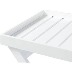 Cinas Tray Hvid/mahogny Bakkebord