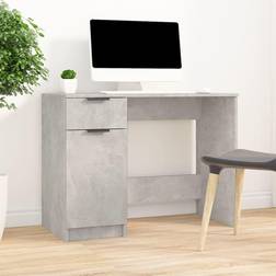 vidaXL betonggrå Skrivbord 50x100cm