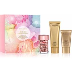 Elizabeth Arden Retinol Ceramide Capsule Line Erasing Night Serum 30 Capsule + 15 ML Crema Notte Viso + 50 ML Detergente Viso