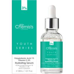 skinChemists Polyglutamic Acid 1% Vitamin C 3 % Hydrerande Serum 30 ml 30ml