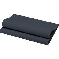 Duni BIO Dunisoft Dinner Napkin Black 400x400mm Pack of 360