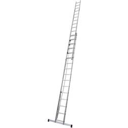 Krause Seilzugleiter »CORDA« 32 Sprossen, Aluminium silberfarben
