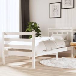 vidaXL Bed Frame White Sängram