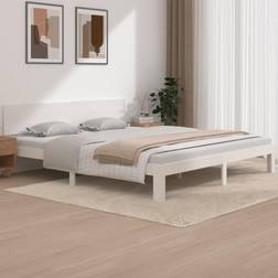 vidaXL Cadre de Lit Sans Matelas Blanc 180x200 cm