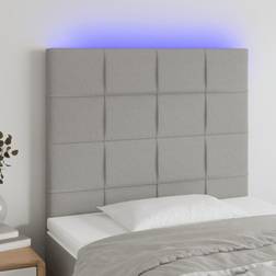 vidaXL LED-lys stof Sengegavl