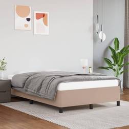 vidaXL cappuccino 120x200 konstläder Sängram