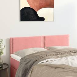 vidaXL Têtes Meubles de Chambre à Coucher Accessoires 72 x 5 x 78/88 cm Velours Tête de lit