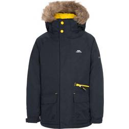 Trespass Kid's Waterproof Parka Jacket Upbeat - Black (MCJKRATR0011-BLK)
