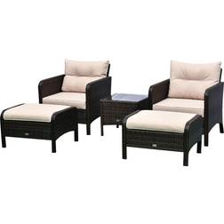 OutSunny 5 Outdoor Lounge Set