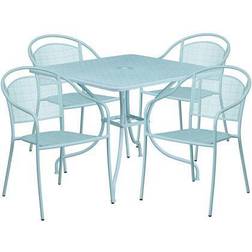 Flash Furniture Oia Commercial Grade Patio Dining Set