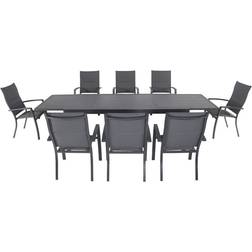 Hanover Naples 9-Piece Patio Dining Set