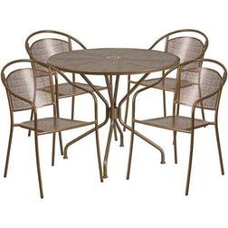 Flash Furniture Commercial Grade 35.25 Patio Dining Set