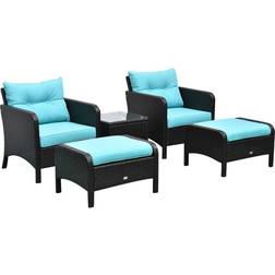 OutSunny 5 Pieces Outdoor Lounge Set