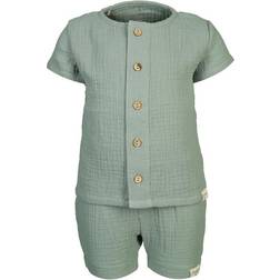 Sterntaler Set Camicia con Pantaloncini verde Scuro