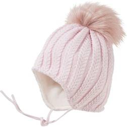 Sterntaler Unisex stickad mössa för baby, ROSA