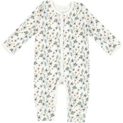 Alvi Pyjama Petit Fleurs grün/weiß