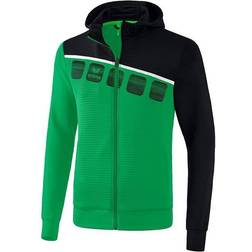 Erima Trainingsjacke mit Kapuze für Kinder - Vert