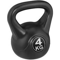 Relaxdays Kettlebell 4 kg Plast Fitness Svänghantel