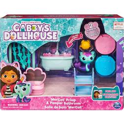 Spin Master Gabby's Dollhouse Merca Primp & Pamper Bathroom