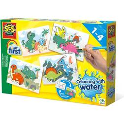 SES Creative Farv med vand Dinosaurer