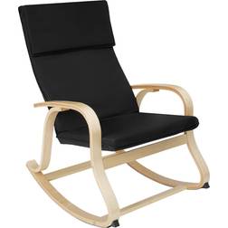 tectake Fauteuil ROCA 150 kg Chaise à Bascule