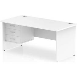 Impulse Dynamic Rectangular Leg Frame 1 Drawer Writing Desk