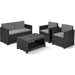 Allibert Monaco, graphit Lounge-Set