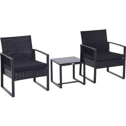 OutSunny Polyrattan als Essgruppe