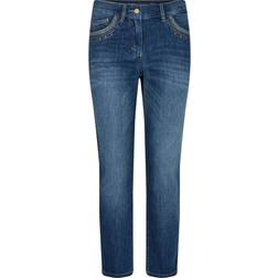 Gerry Weber Pocket Jeans BEST4ME CROPPED mit Dekor