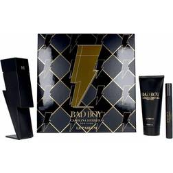 Carolina Herrera Bad Boy Le Parfum Gift Set EdP 100ml + Shower Gel 100ml + EdP 10ml