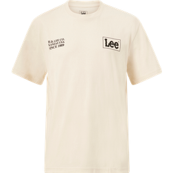 Lee T-shirt Loose Logo Tee Natur