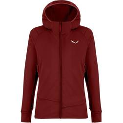 Salewa Chaqueta con capucha Puez Polarlite rojo oscuro mujer - Red/Pink