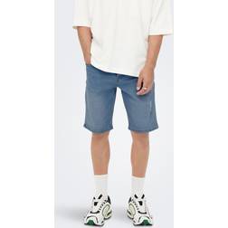 Only & Sons Onsavi Shorts Blue Dam