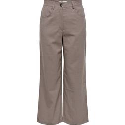 Only Bukser OnlHope-Carey Ex HW Wi Check Pant - Brun