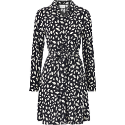 Vila Women's Vipaya L/S Shirt Dress Su-Noos - Black