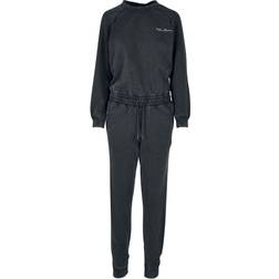 Urban Classics Long Sleeve Jumpsuit - Schwarz