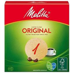 Melitta Kaffefilter Brun Papir 100 Stk