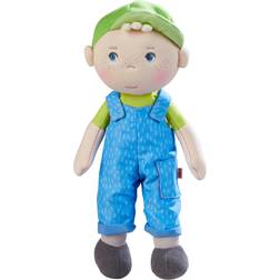 Haba poupée en peluche Till junior 25 x 13 cm polyester bleu/vert