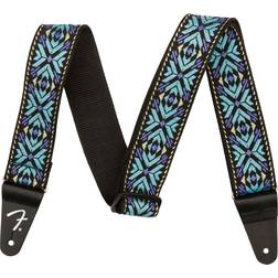 Fender Pasadena Woven Strap 2in Blue Snowflake