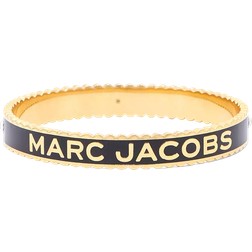 Marc Jacobs The Medallion Large Bangle - Gold/Black