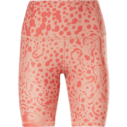 Reebok Lux Bold Modern Safari Print High-Waisted Shorts