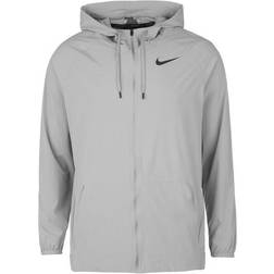 Nike Pro Dri-FIT Flex Vent Max Full-Zip Hooded Training Jacket Men - Particle Grey/Iron Grey/Sort