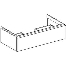 Geberit iCon Unterschrank für Waschtisch 88,8 x 24,7 x 47,6 cm