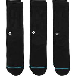Stance Icon Crew Socks 3-pack - Black