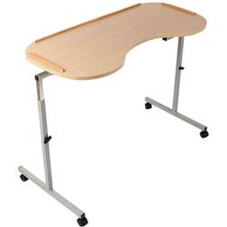 NRS Healthcare Adjustable Curved Over Bed & Over Chair Table