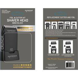 Supreme Trimmer Crunch Double Shaver Foil Black