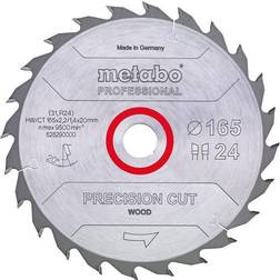 Metabo 4061792173699 628290000 Rundsavklinge precision cut wood, kvalitet professional, til håndrundsav