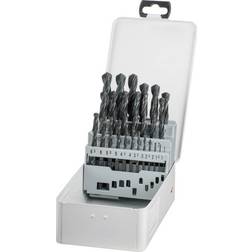 Kwb 422544 HSS Metal twist drill bit set 25-piece 1 mm, 13 mm DIN 338 Key-type drill chuck 25 pc(s)