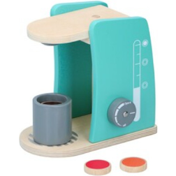 Houten Koffiemachine Set, 9dlg